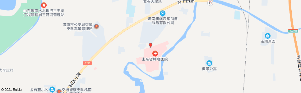 济南省肿瘤医院_公交站地图_济南公交_妙搜公交查询2025