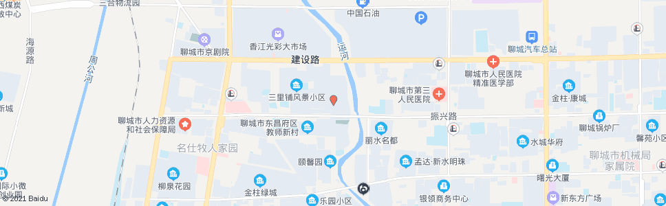 聊城向阳路振兴路口北站_公交站地图_聊城公交_妙搜公交查询2024