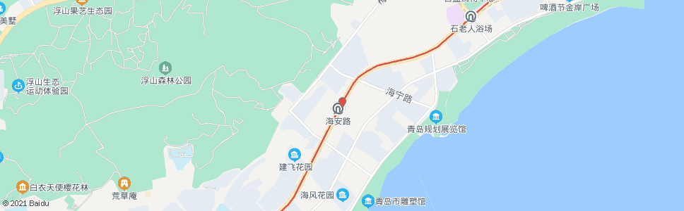青岛香港东路_公交站地图_青岛公交_妙搜公交查询2024