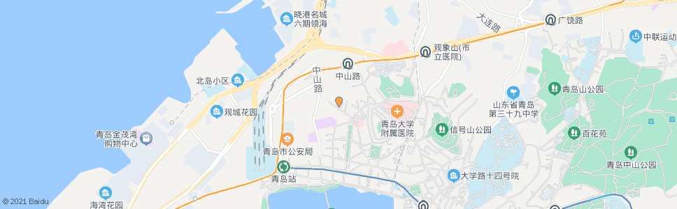 青岛第七中学_公交站地图_青岛公交_妙搜公交查询2024