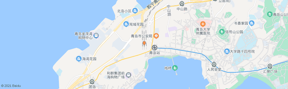 青岛中川路_公交站地图_青岛公交_妙搜公交查询2024