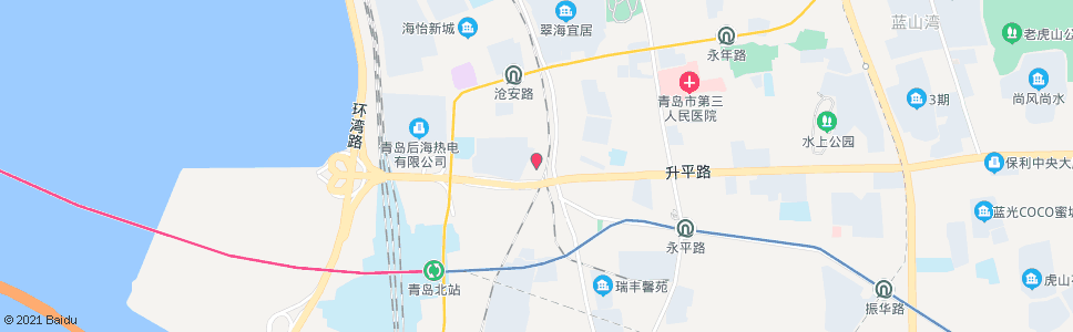 青岛沧台路_公交站地图_青岛公交_妙搜公交查询2024