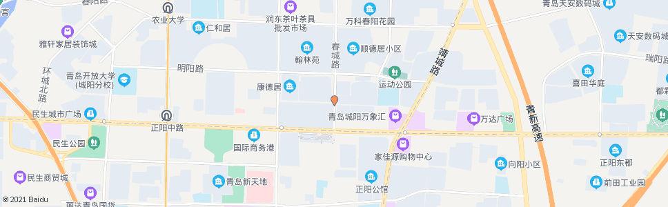 青岛汇豪景苑_公交站地图_青岛公交_妙搜公交查询2024