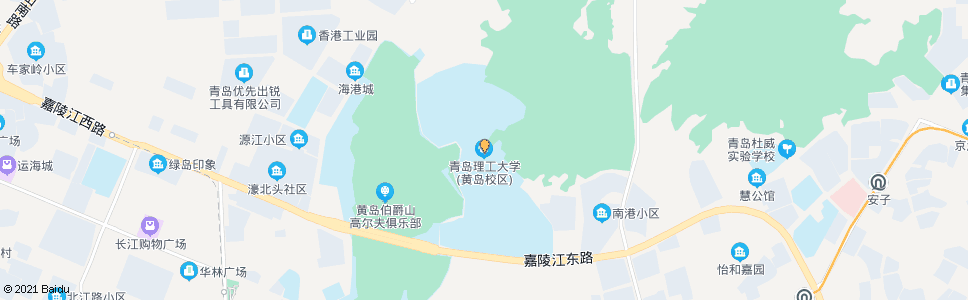 青岛理工大学黄岛校区_公交站地图_青岛公交_妙搜公交查询2024