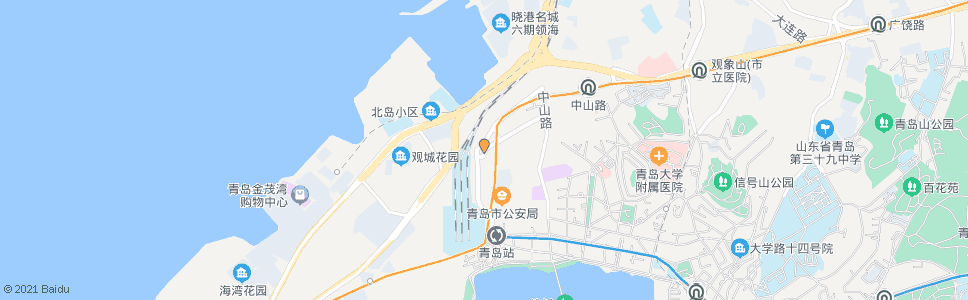 青岛天津路_公交站地图_青岛公交_妙搜公交查询2024