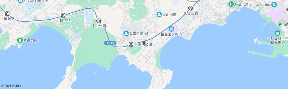 青岛一疗_公交站地图_青岛公交_妙搜公交查询2024