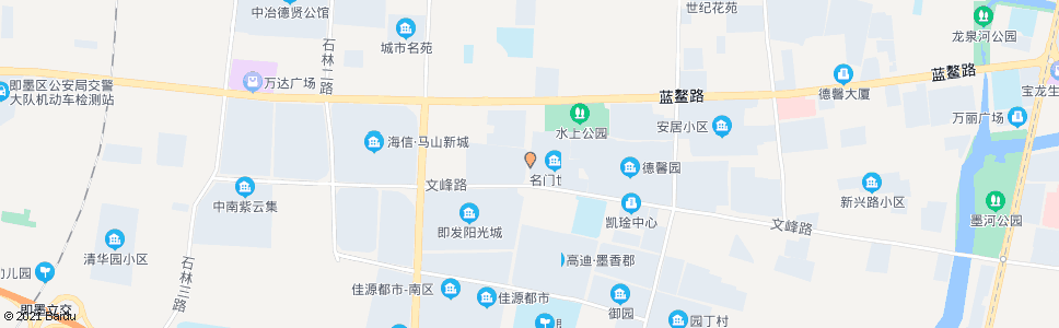 青岛名门世家_公交站地图_青岛公交_妙搜公交查询2024