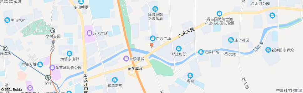 青岛延川路九水路东_公交站地图_青岛公交_妙搜公交查询2024