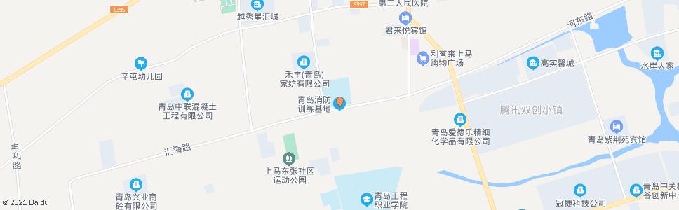 青岛消防训练基地_公交站地图_青岛公交_妙搜公交查询2024