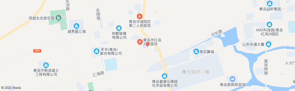 青岛盐工医院_公交站地图_青岛公交_妙搜公交查询2024