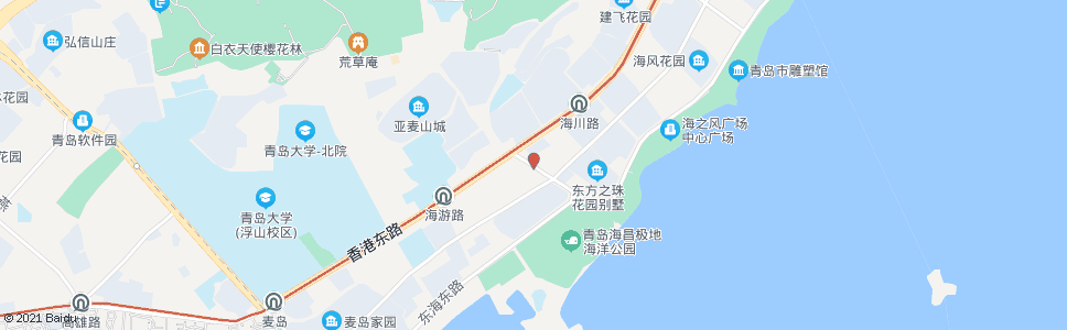 青岛海江路_公交站地图_青岛公交_妙搜公交查询2024