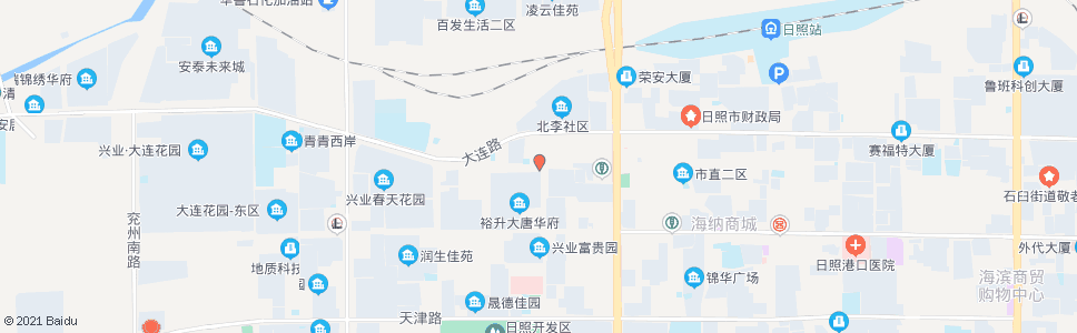 日照北京路市场_公交站地图_日照公交_妙搜公交查询2024