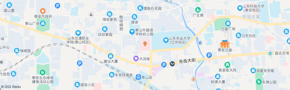 泰安附属医院(公路广告公司)_公交站地图_泰安公交_妙搜公交查询2025