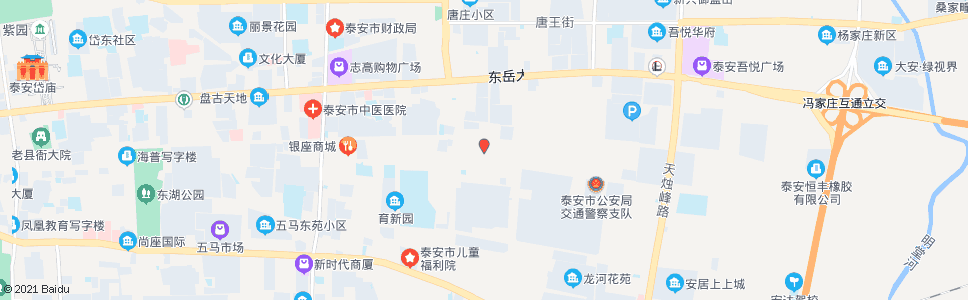 泰安二手车交易市场_公交站地图_泰安公交_妙搜公交查询2025