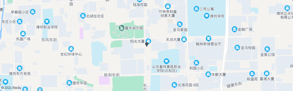 潍坊市公共行政服务中心_公交站地图_潍坊公交_妙搜公交查询2024