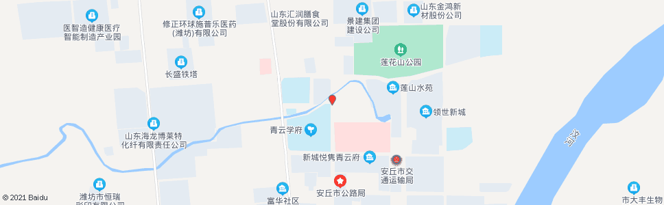 潍坊学府家园_公交站地图_潍坊公交_妙搜公交查询2024