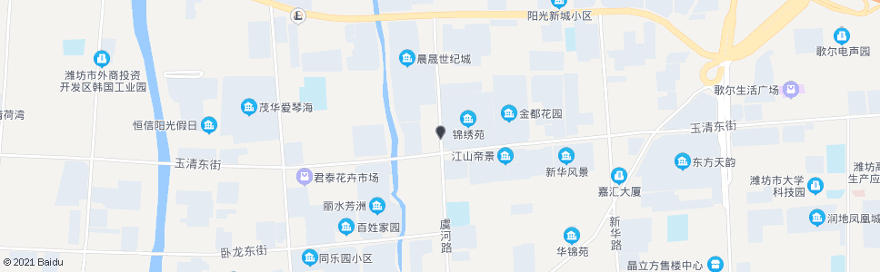 潍坊玉清街潍县中路口_公交站地图_潍坊公交_妙搜公交查询2024