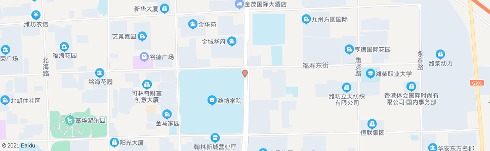 潍坊福寿街路口_公交站地图_潍坊公交_妙搜公交查询2024