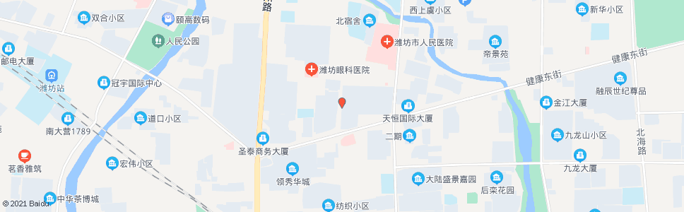 潍坊鸢飞路幸福街路口(大有公馆西门)_公交站地图_潍坊公交_妙搜公交查询2024