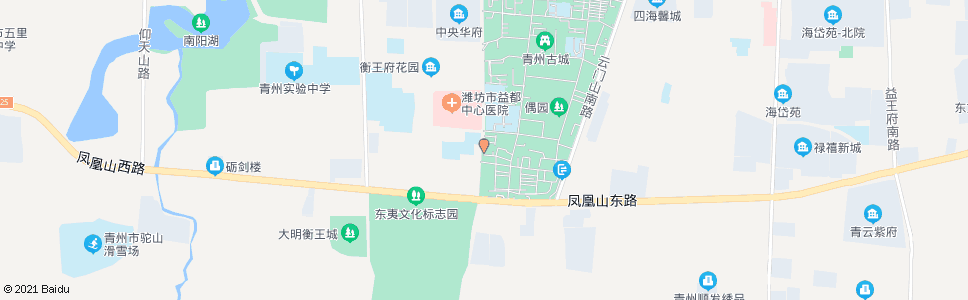 潍坊青州市皮防站总站_公交站地图_潍坊公交_妙搜公交查询2024