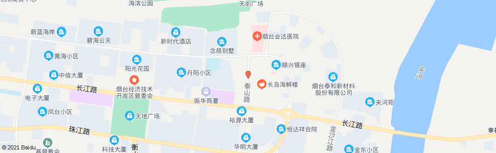 烟台德胜商城东门_公交站地图_烟台公交_妙搜公交查询2024