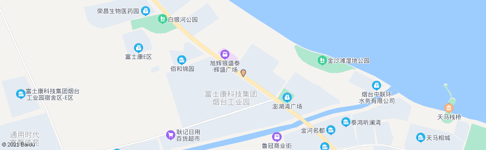 烟台富士康西门_公交站地图_烟台公交_妙搜公交查询2024