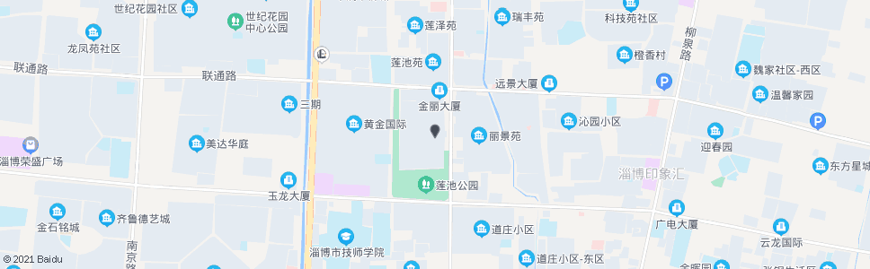 淄博市府三宿舍_公交站地图_淄博公交_妙搜公交查询2024