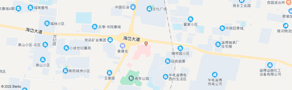 淄博市第四医院_公交站地图_淄博公交_妙搜公交查询2024