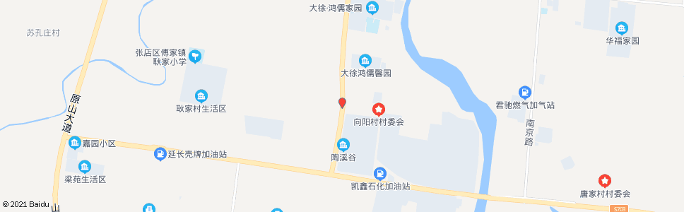 淄博向阳村_公交站地图_淄博公交_妙搜公交查询2024