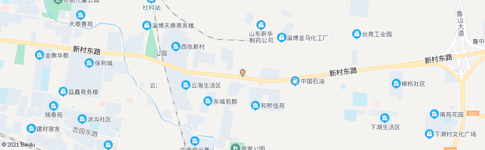 淄博张店热电厂_公交站地图_淄博公交_妙搜公交查询2024