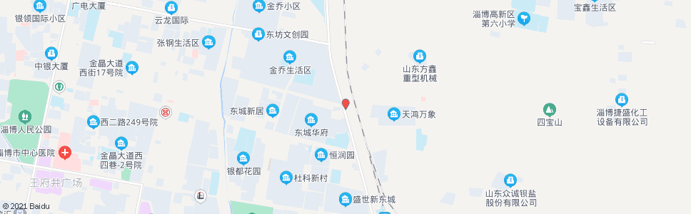 淄博东四路潘南路口_公交站地图_淄博公交_妙搜公交查询2024