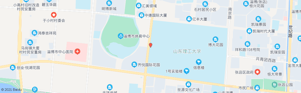 淄博理工大学西门_公交站地图_淄博公交_妙搜公交查询2024