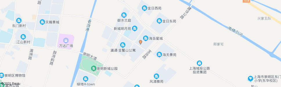 上海海岛星城_公交站地图_上海公交_妙搜公交查询2024