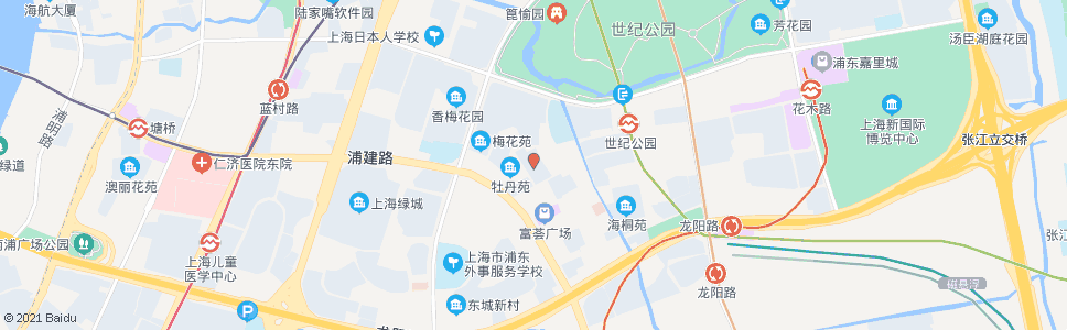 上海牡丹小区_公交站地图_上海公交_妙搜公交查询2024
