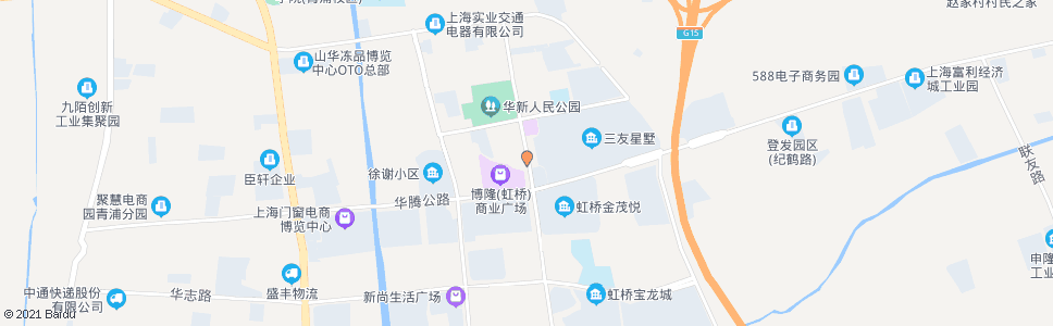 上海新府路华腾路_公交站地图_上海公交_妙搜公交查询2024