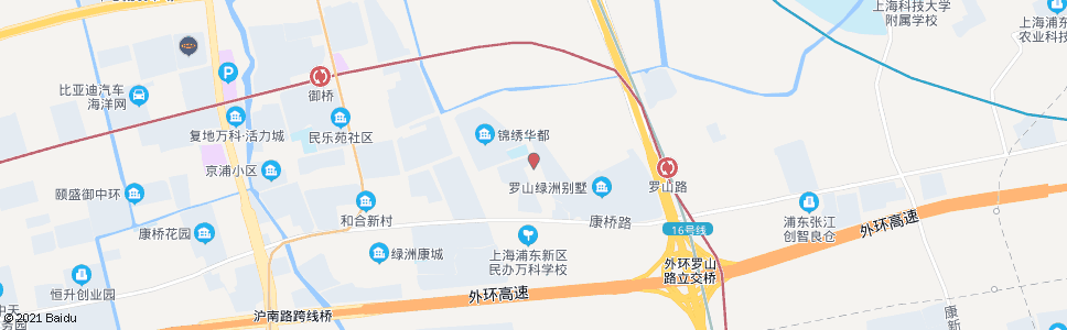 上海御霞路御衡路_公交站地图_上海公交_妙搜公交查询2024