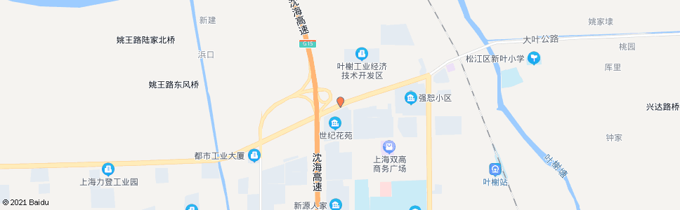 上海叶新公路思源路_公交站地图_上海公交_妙搜公交查询2024