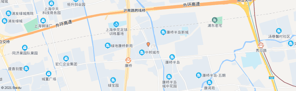 上海康沈路秀沿路(三角地)_公交站地图_上海公交_妙搜公交查询2024