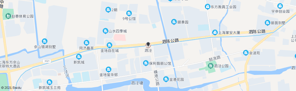 上海泗泾_公交站地图_上海公交_妙搜公交查询2024