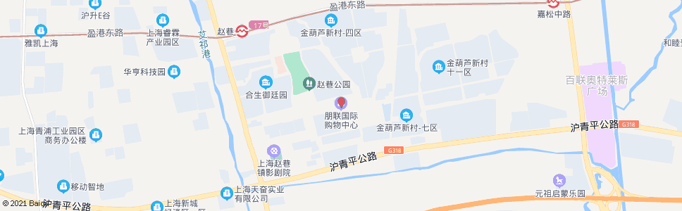 上海赵巷菜场_公交站地图_上海公交_妙搜公交查询2024