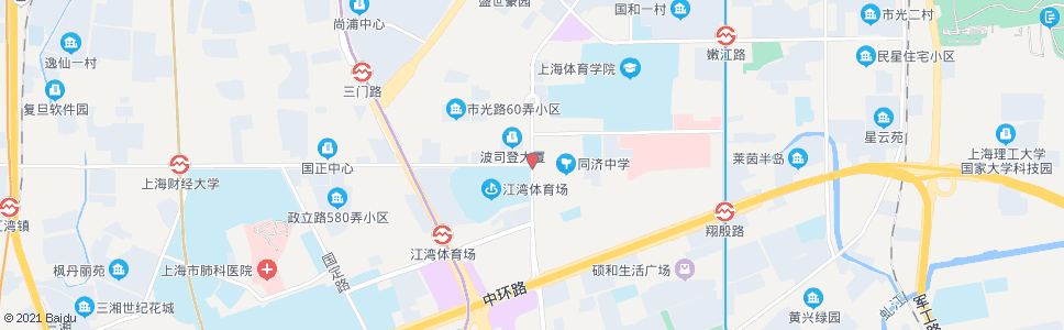 上海国和路政立路_公交站地图_上海公交_妙搜公交查询2024