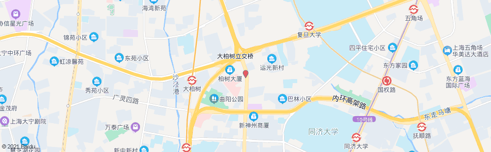 上海大柏树(曲阳路)_公交站地图_上海公交_妙搜公交查询2024