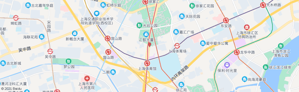 上海漕溪北路蒲汇塘路_公交站地图_上海公交_妙搜公交查询2024