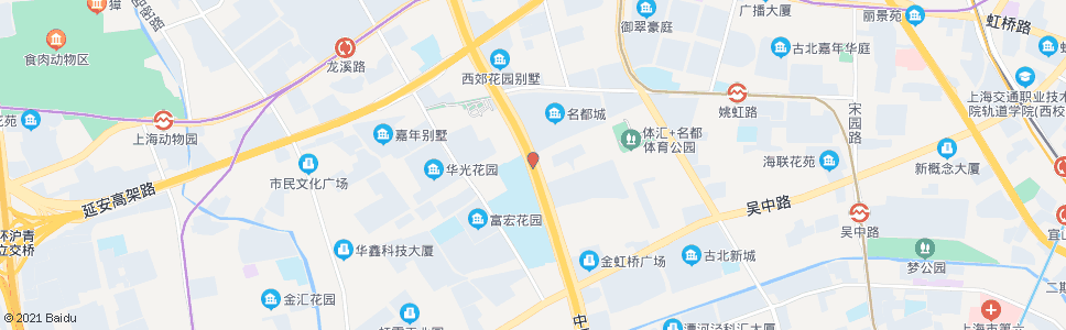 上海虹许路红松东路_公交站地图_上海公交_妙搜公交查询2024