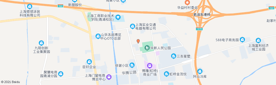 上海华富街新益路_公交站地图_上海公交_妙搜公交查询2024