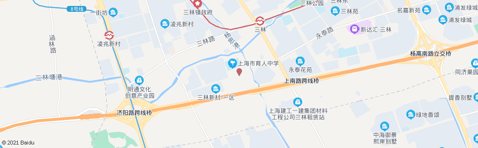 上海永泰路三新路_公交站地图_上海公交_妙搜公交查询2024