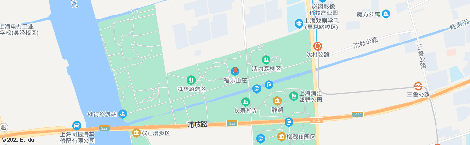 上海福乐山庄(招呼站)_公交站地图_上海公交_妙搜公交查询2024