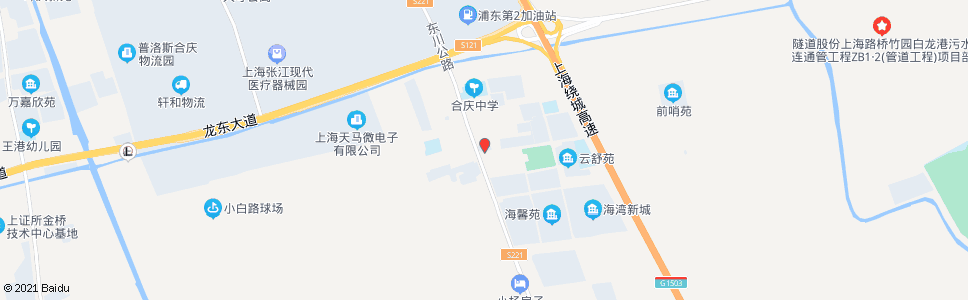 上海合庆菜场_公交站地图_上海公交_妙搜公交查询2024