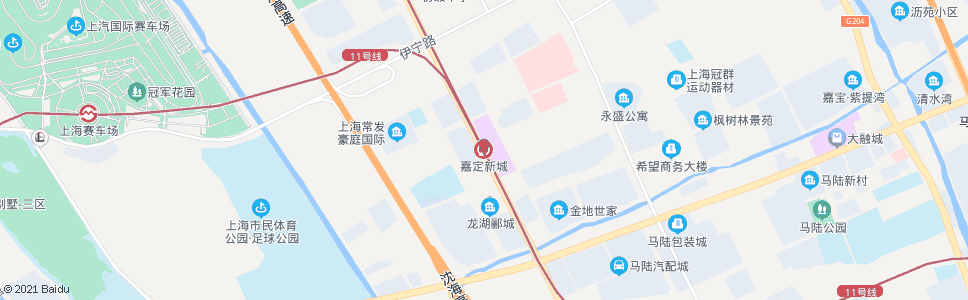 上海嘉定新城地铁站_公交站地图_上海公交_妙搜公交查询2024