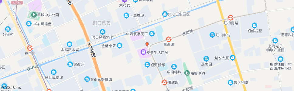 上海银都路莲花南路_公交站地图_上海公交_妙搜公交查询2024